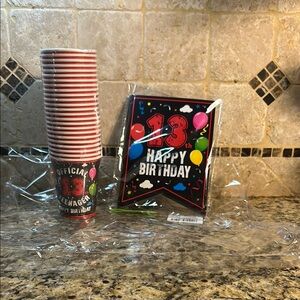 Official Teenager 13th Birthday Party Supplies  - Red and Black